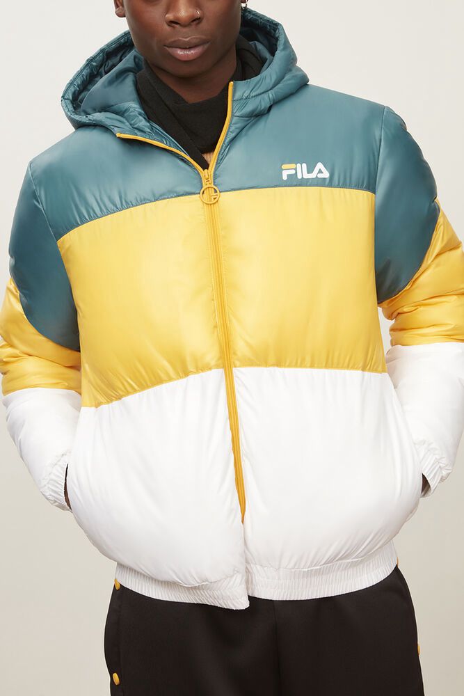 Fila Jakke Herre Hvide Tatum Wind ZUV-576483